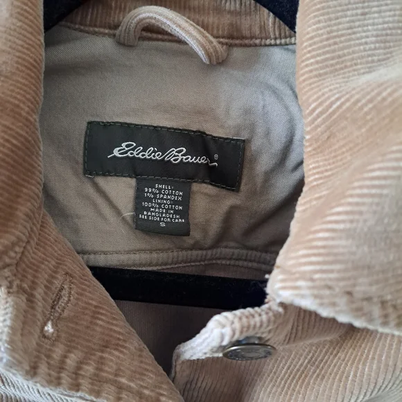 Vintage Eddie Bauer Corduroy Tan Jacket - Picture 4 of 6